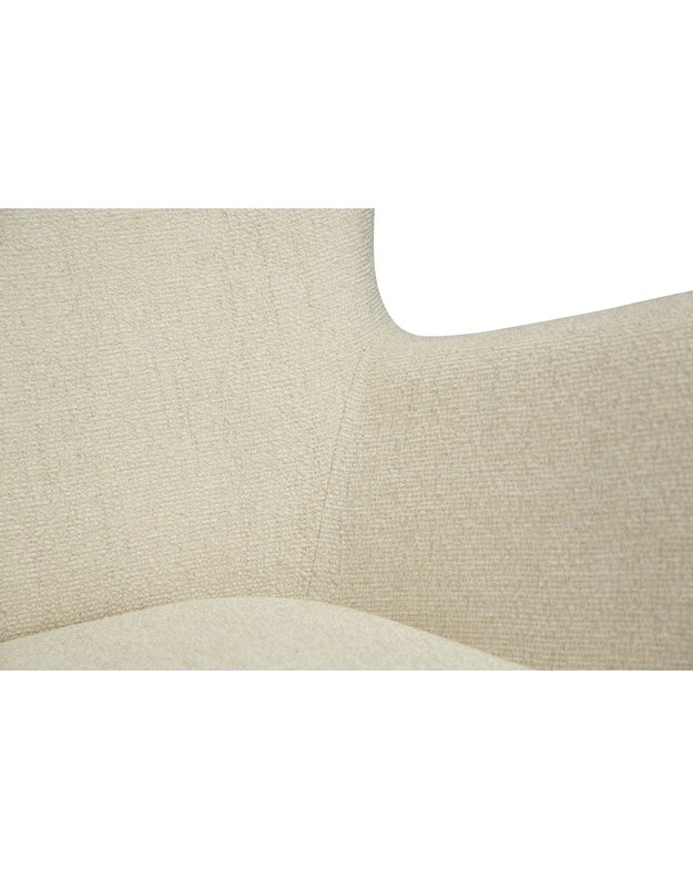 GLAM high lounge chair | bone white boucle