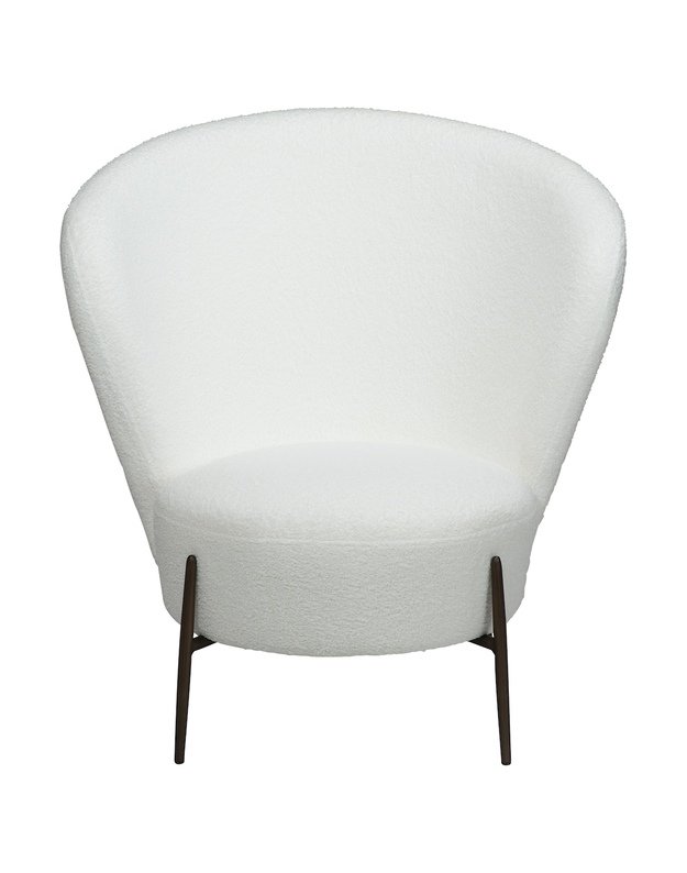 ORBIT lounge chair | snow RPES boucle