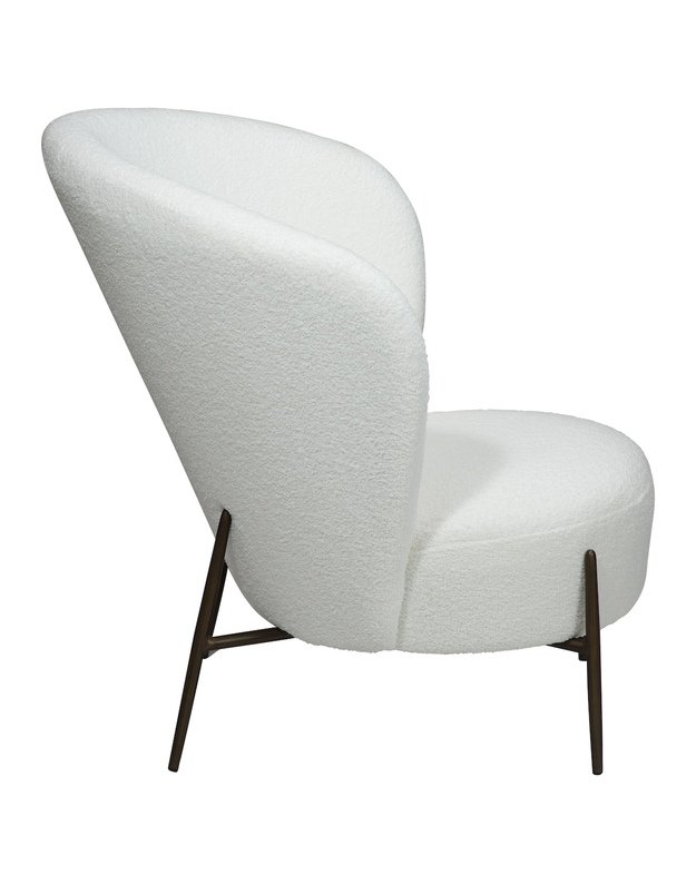 ORBIT lounge chair | snow RPES boucle