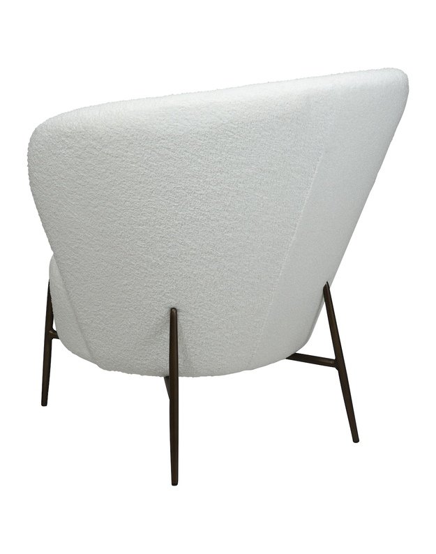 ORBIT lounge chair | snow RPES boucle