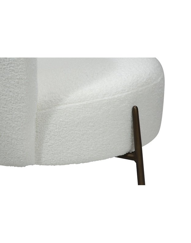 ORBIT lounge chair | snow RPES boucle