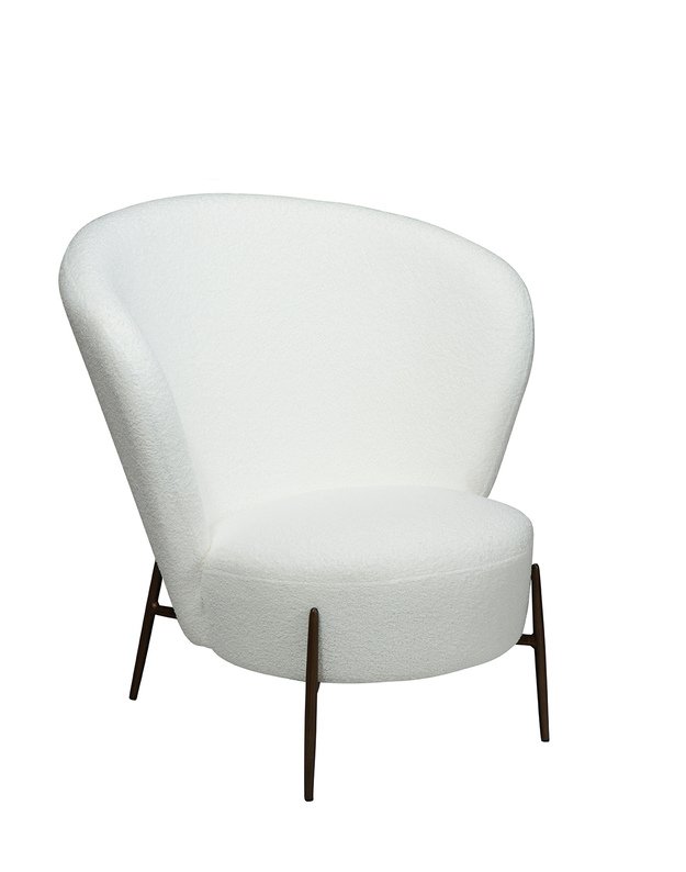 ORBIT lounge chair | snow RPES boucle