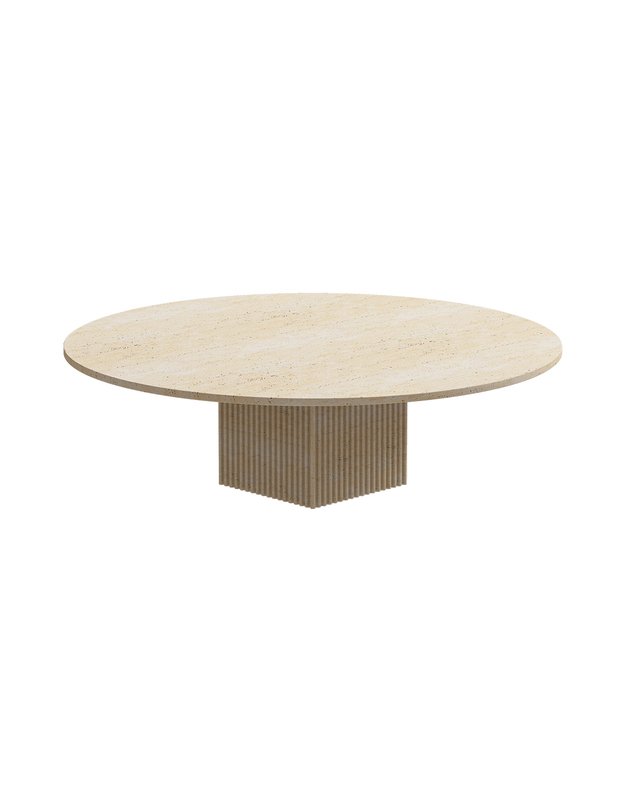 SOHO STALIUKAS low travertine |+dydžiai 2