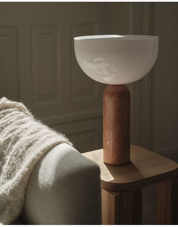 TABLE LAMP KIZU | breccia pernice marble