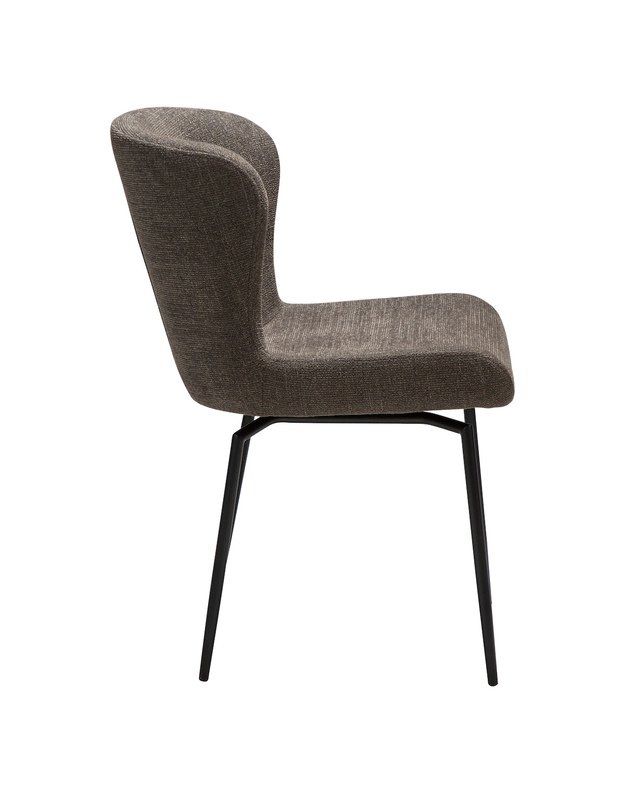 GLAM SWIVEL chair | major brown boucle