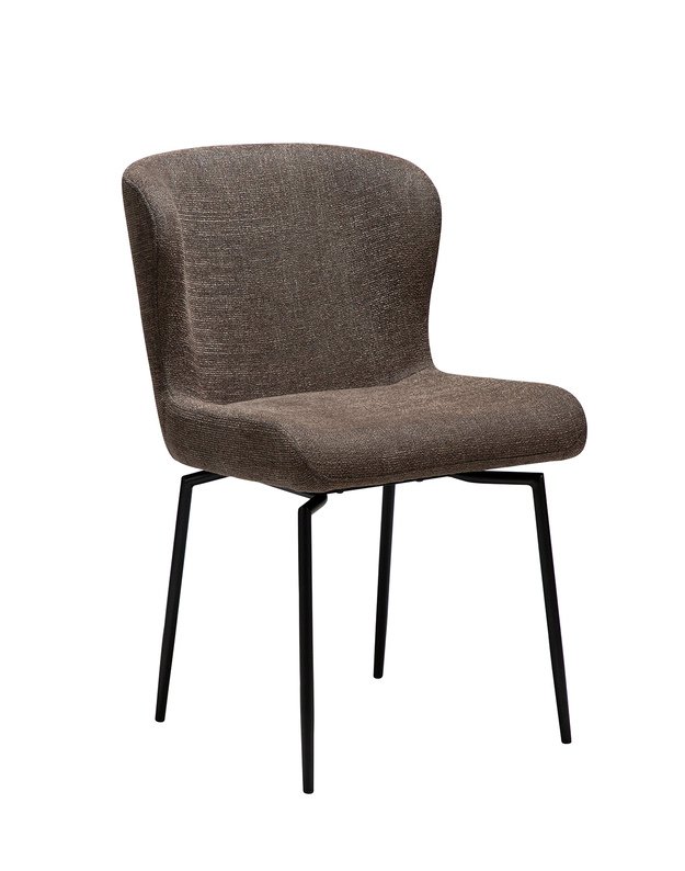 GLAM SWIVEL chair | major brown boucle