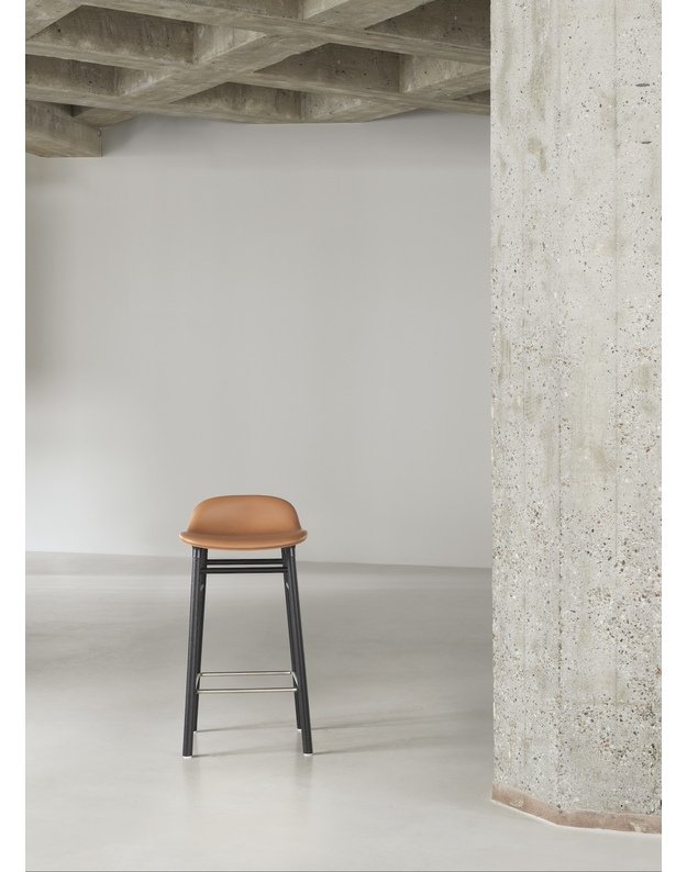 FORM BAR CHAIR LOW WOOD UPHOLSTERY | +colours