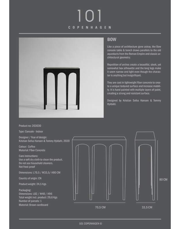 KONSOLĖ BOW | Coffee 7