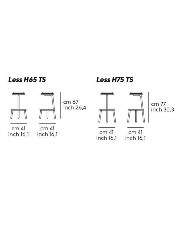 LESS BAR STOOL | +colours 9