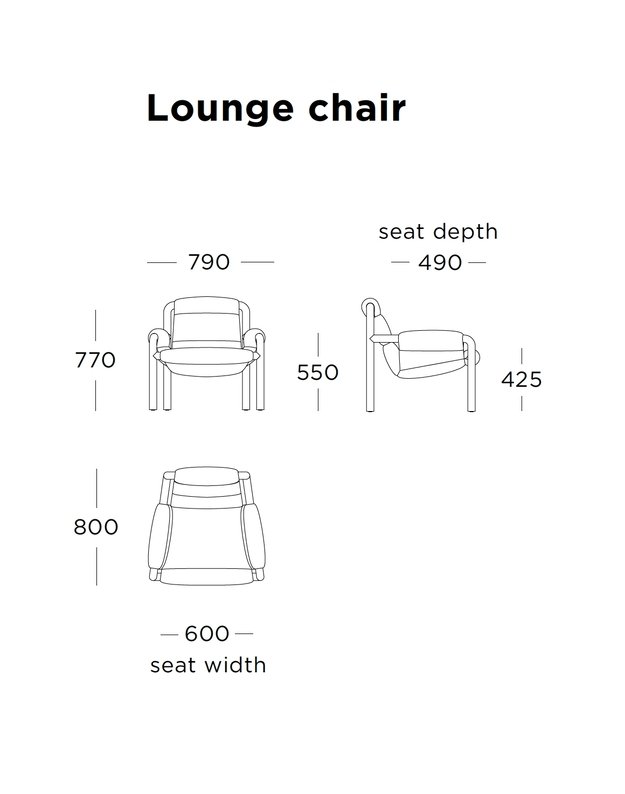 ATLI LOUNGE CHAIR  by Atlason Studio 9