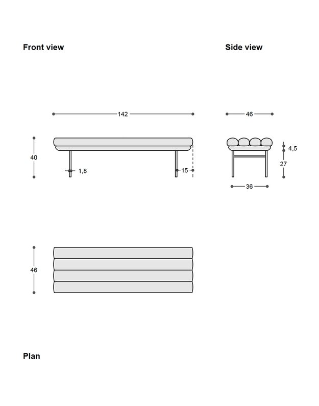 PAN FLUTE BENCH by Paolo Grasselli  9