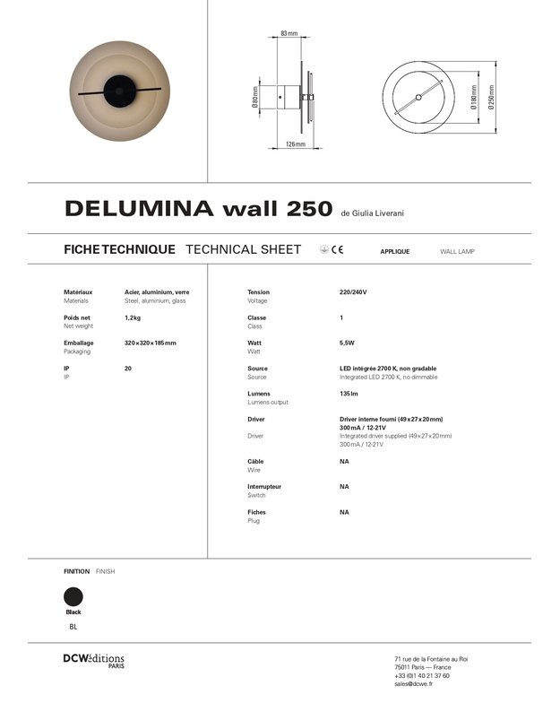 DELUMINA WALL LAMP D32CM 8