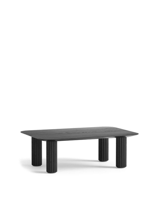 FILAR LOW COFFEE TABLE | Black ash