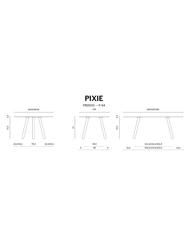 PIXIE TABLE | +sizes 10