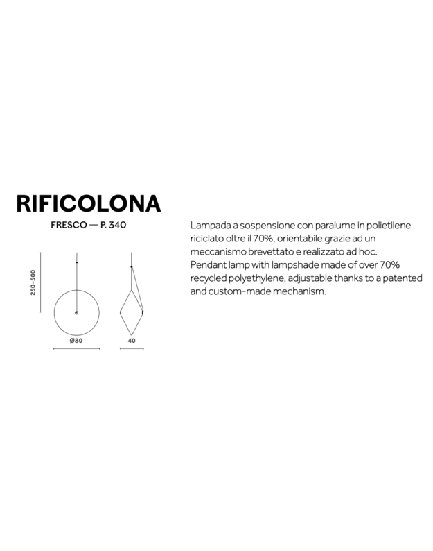 RIFICOLONA PENDANT LAMP 12