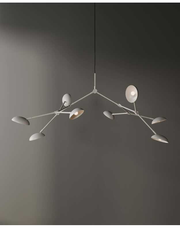 DROP CHANDELIER WHITE  4