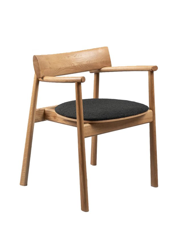 ELIPSA SOFT CHAIR | Nature Oak | Black Boucle