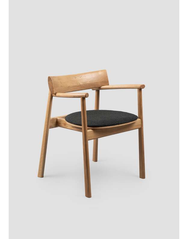 ELIPSA SOFT CHAIR | Nature Oak | Black Boucle 4