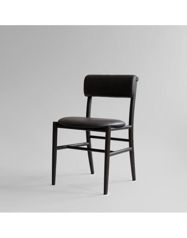 NAMA DINING CHAIR | Aniline Leather Black 4