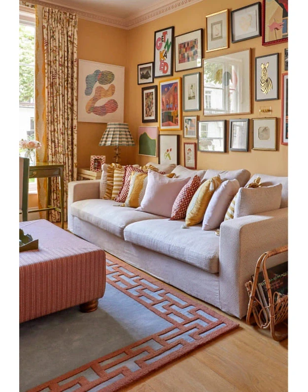 ALICE CRAWLEY INDOCINE BLUE RUST kilimas