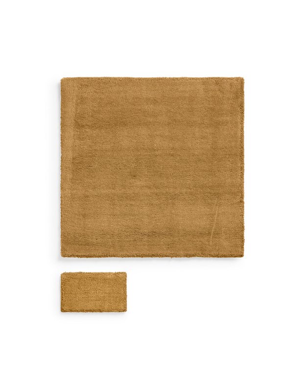 SOLID WOOL OCHRE kilimas