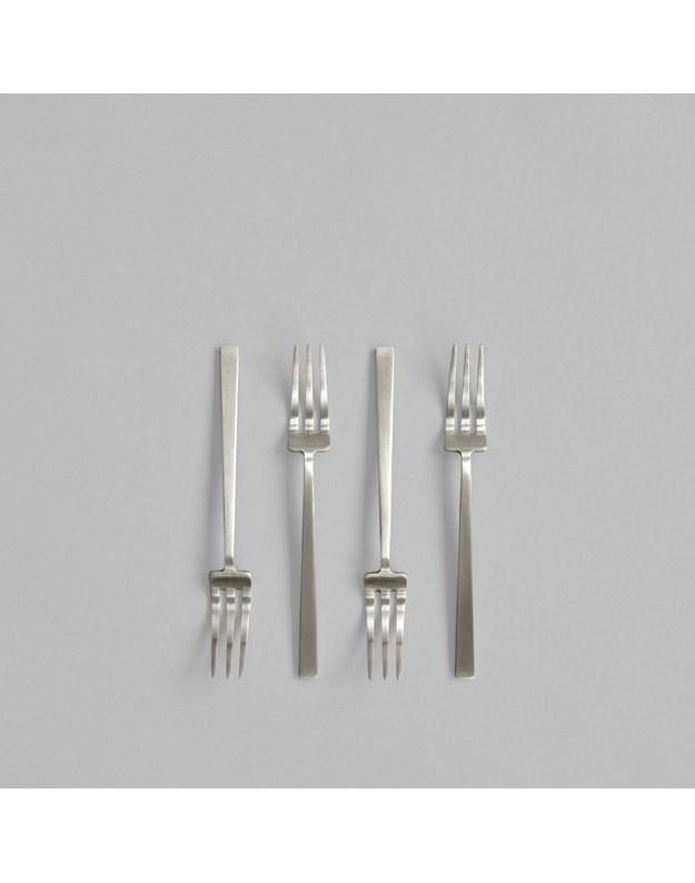 DESERTINĖS ŠAKUTĖS KOGEI BRUSHED STEEL 4 VNT.
