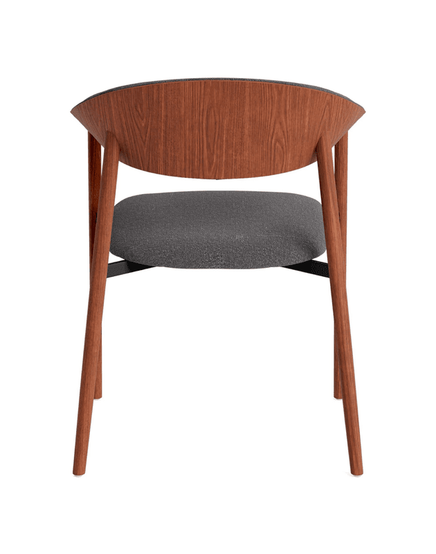 KĖDĖ SU PORANKIAIS RAVISH | Slate Grey | Walnut