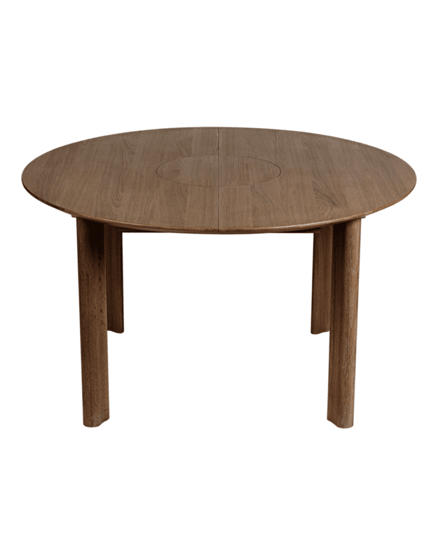 COMFORT CIRCLE EXTENDABLE DINING TABLE | Dark Oak