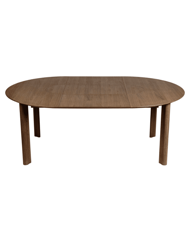 COMFORT CIRCLE EXTENDABLE DINING TABLE | Dark Oak