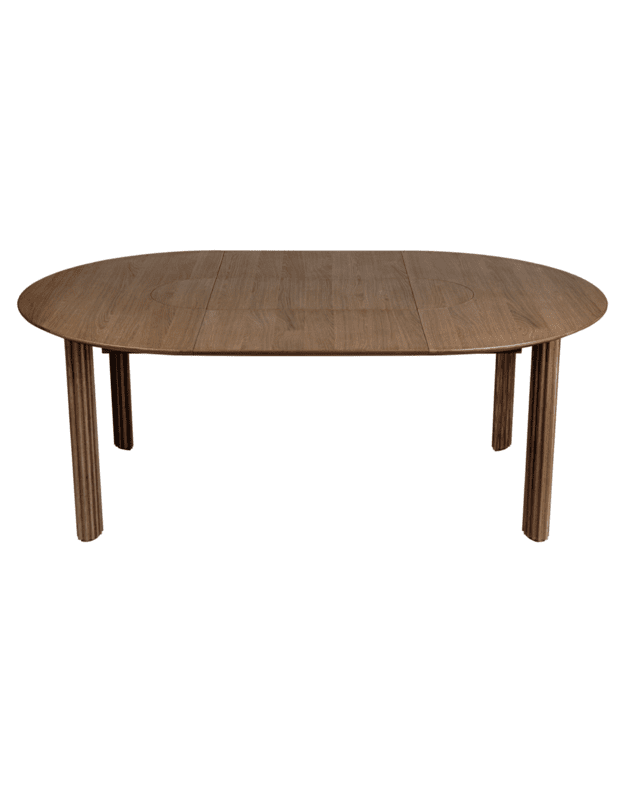 COMFORT CIRCLE EXTENDABLE DINING TABLE | Dark Oak