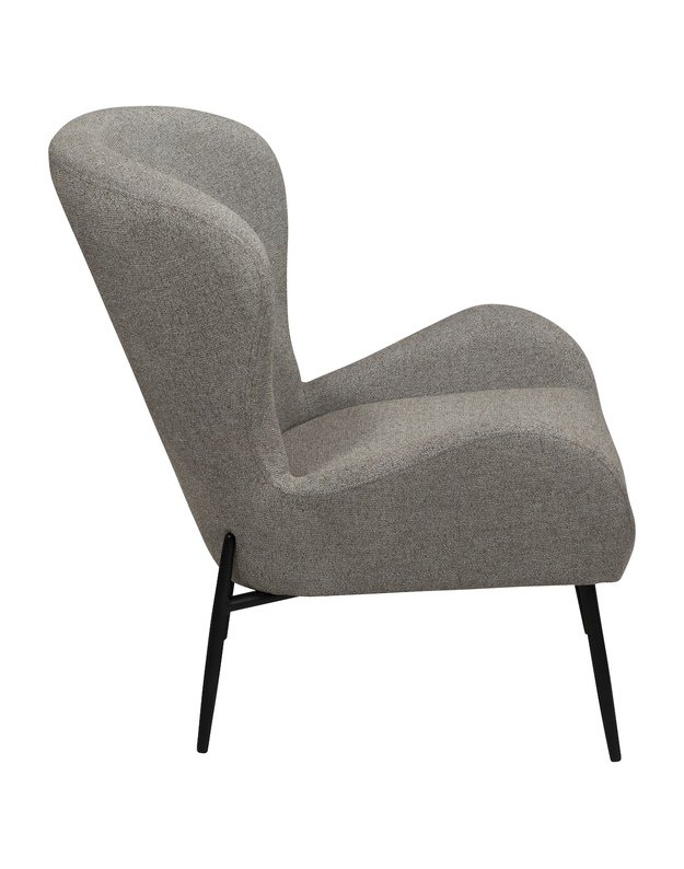 GLAM low lounge chair | pebble earth boucle