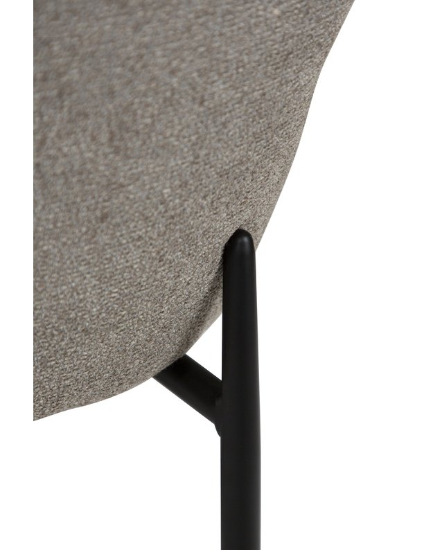 GLAM low lounge chair | pebble earth boucle