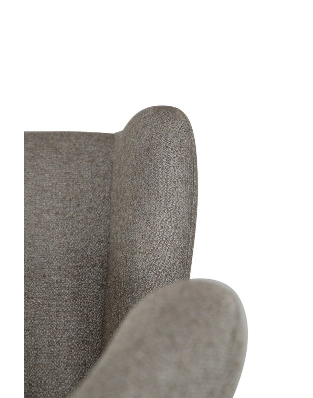 GLAM low lounge chair | pebble earth boucle