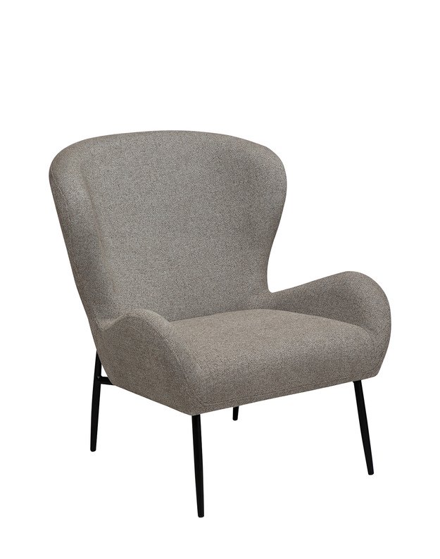 GLAM low lounge chair | pebble earth boucle