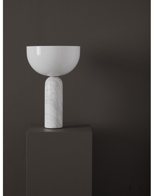 TABLE LAMP KIZU | white marble 