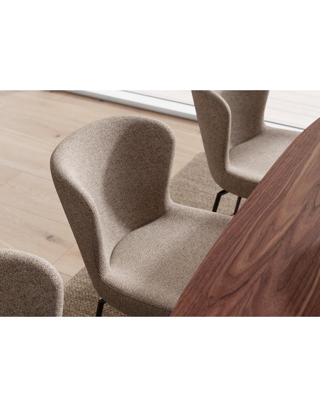 GLAM SWIVEL kėdė | pebble earth boucle 4