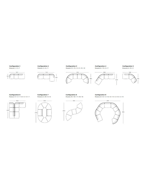 PANORAMA SOFA by Jonas Wagell