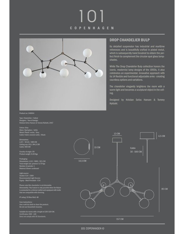 DROP CHANDELIER BULP  11