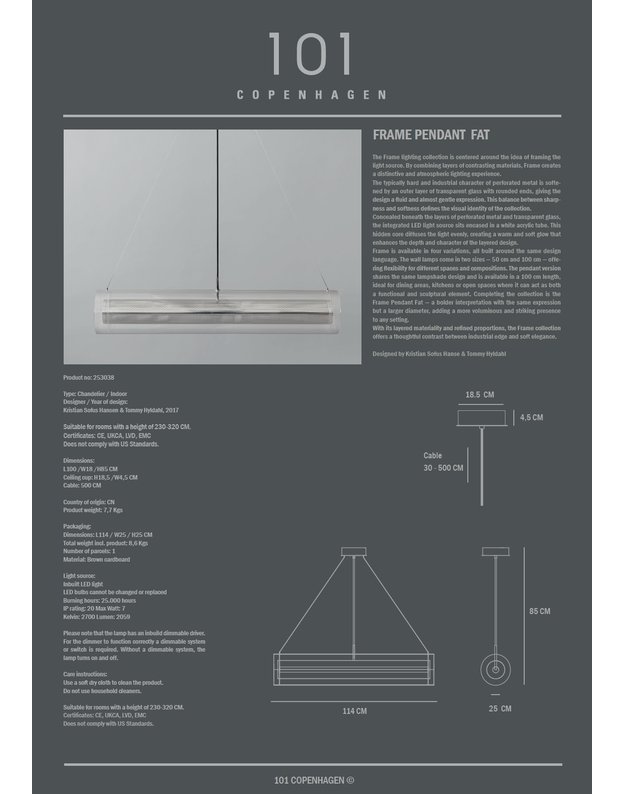 FRAME FAT PENDANT LAMP 2