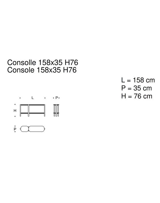 ANAM CONSOLE by Federico Peri | +sizes 8