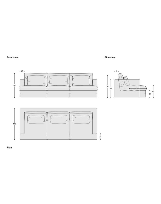 KARMA SOFA by Sergio Bicego | +sizes 8