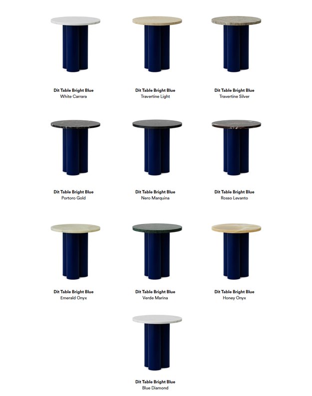 DIT BRIGHT BLUE TABLE | +colours 4