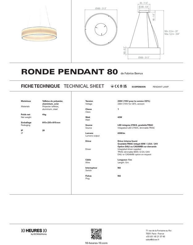 RONDE LAMP SETUP 3 7