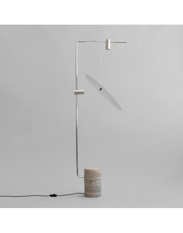 THE MOON FLOOR LAMP CHROME 2