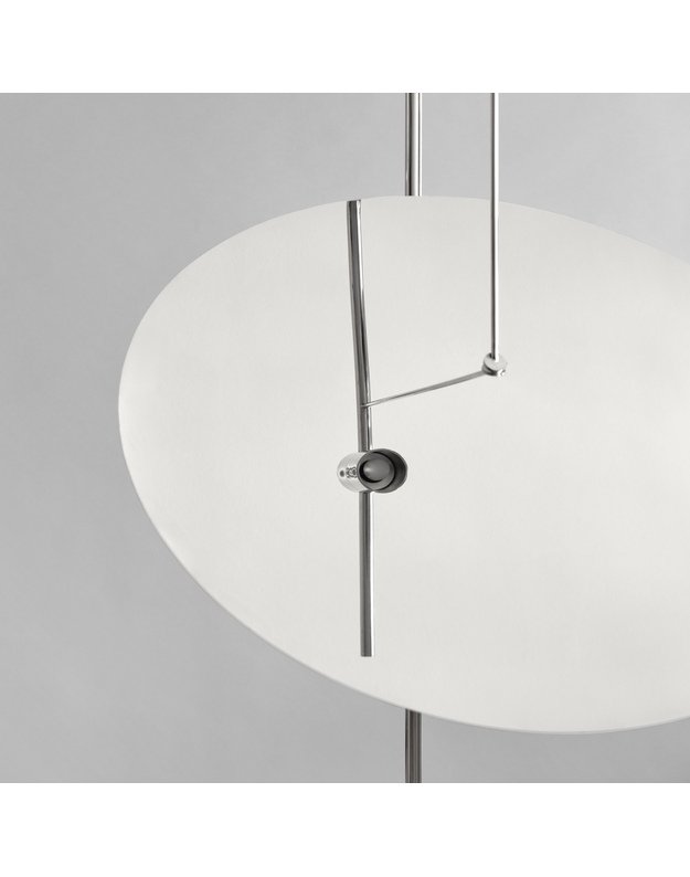 THE MOON FLOOR LAMP CHROME 3