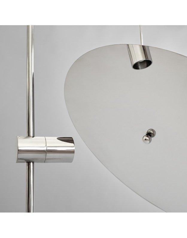 THE MOON FLOOR LAMP CHROME 5