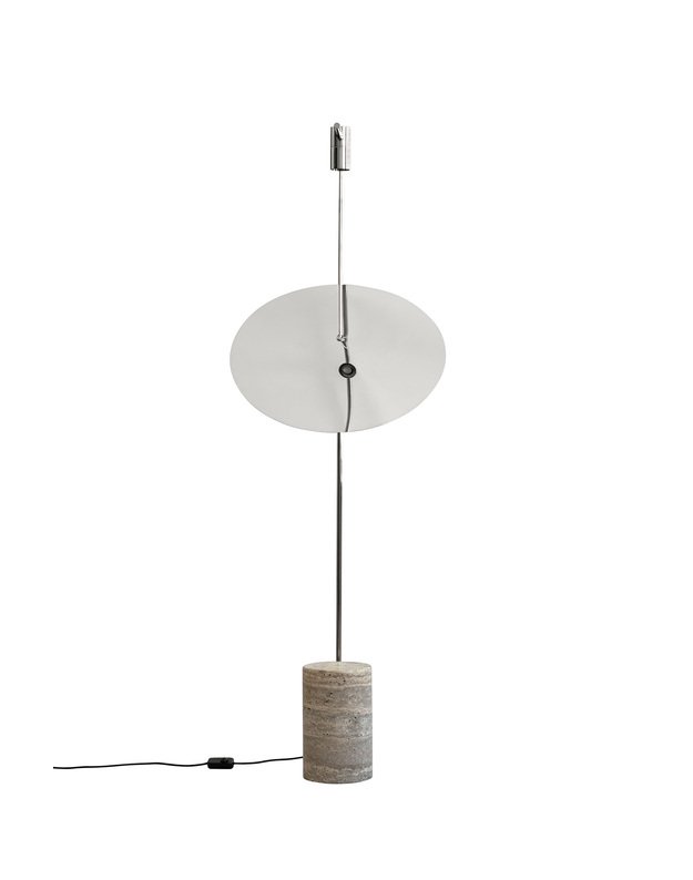 THE MOON FLOOR LAMP CHROME