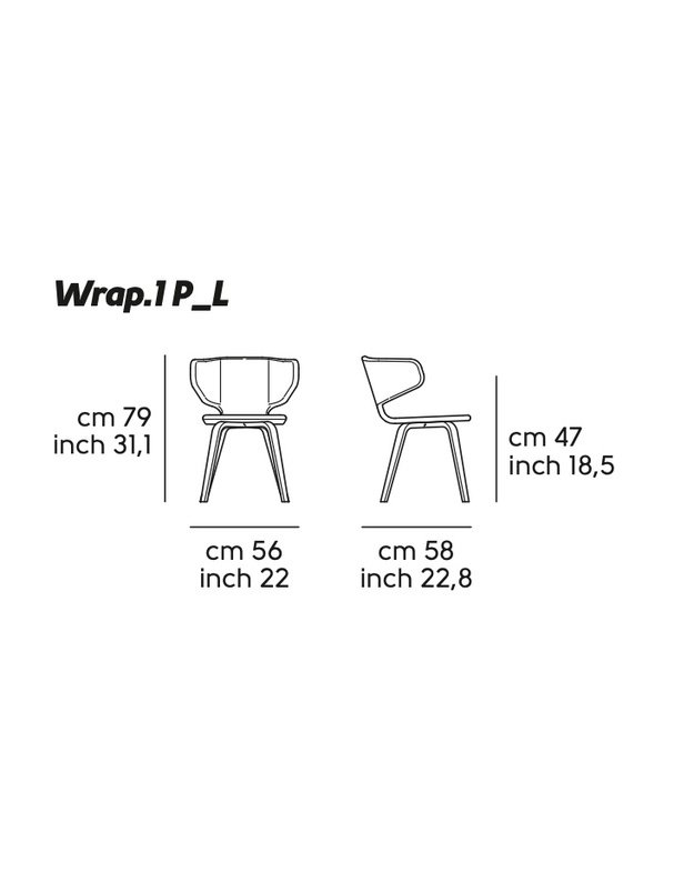 WRAP P L TS CHAIR | +colours 1