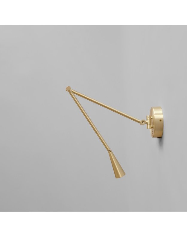 SIENINIS ŠVIESTUVAS SNAKE | Brass 4