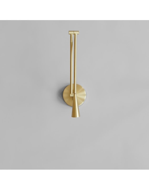 SIENINIS ŠVIESTUVAS SNAKE | Brass 5